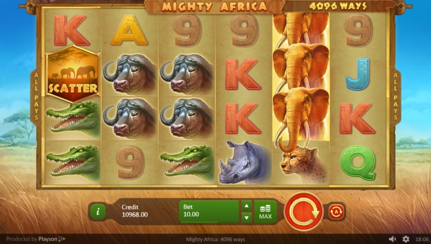 mighty africa screen shot