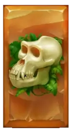 forgotten island megaways skull symbol