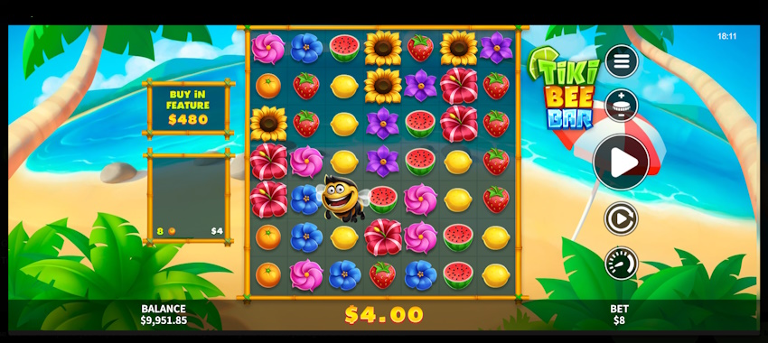 tiki bee bar slot